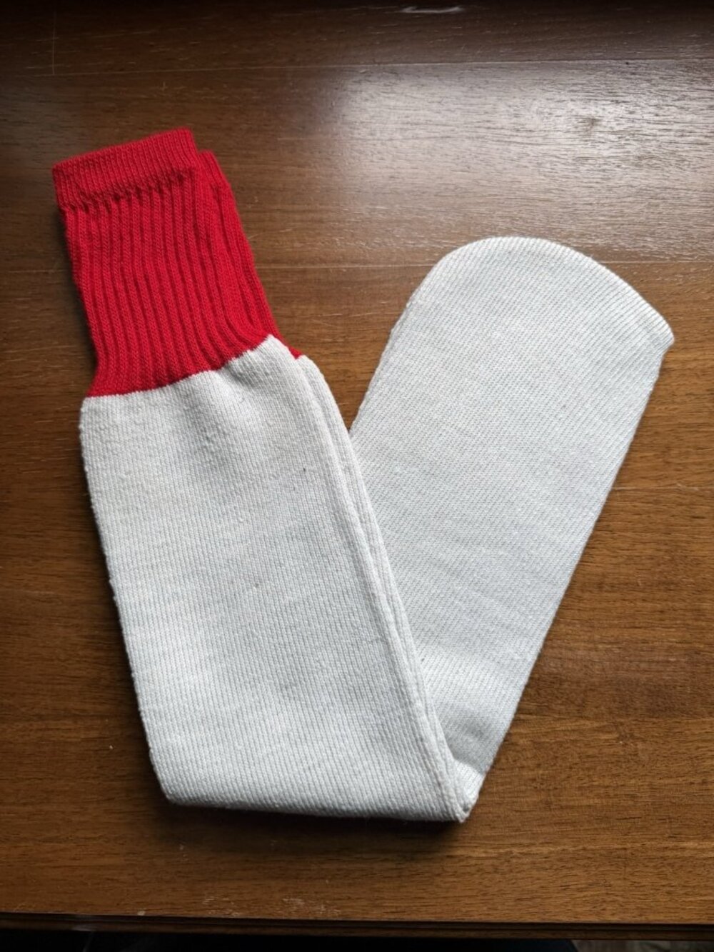 Deadstock Vintage 80s Thermal Boot Tube Socks USA Mens 10-13